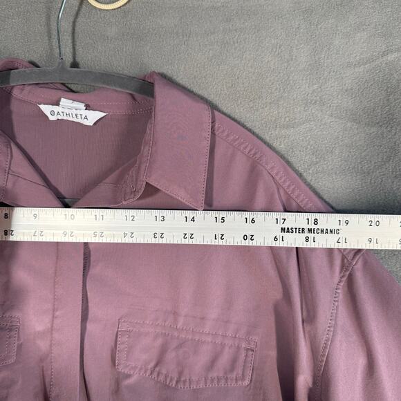 Athleta Mauve Short Sleeve Top - Picture 5 of 10